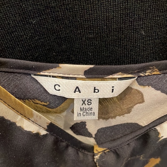 Cabi animal print ruffle camisole top - Picture 4 of 7